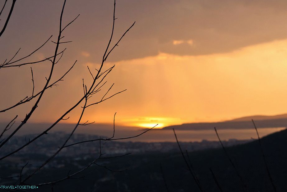 Sunset on Mount Nexis