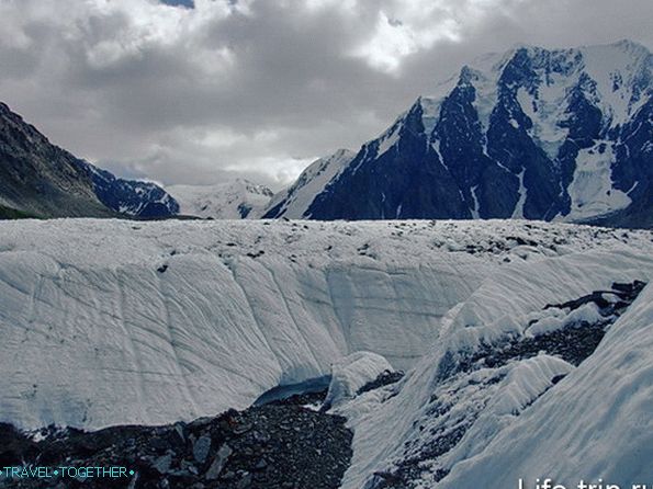 Mountain Altai. Maashei Glacier.