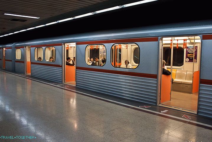 Metro in Ankara. Turkey.