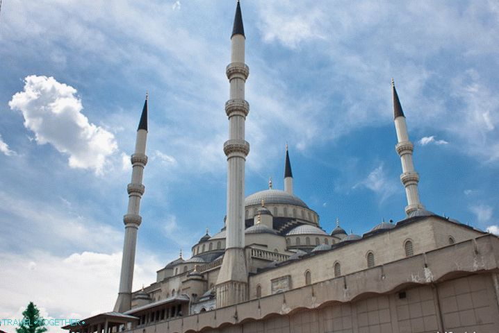 Kocatepe Mosque in Ankara. Turkey.