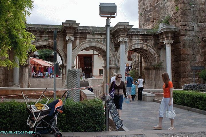 Hadrian's Gate. Antalya City.
