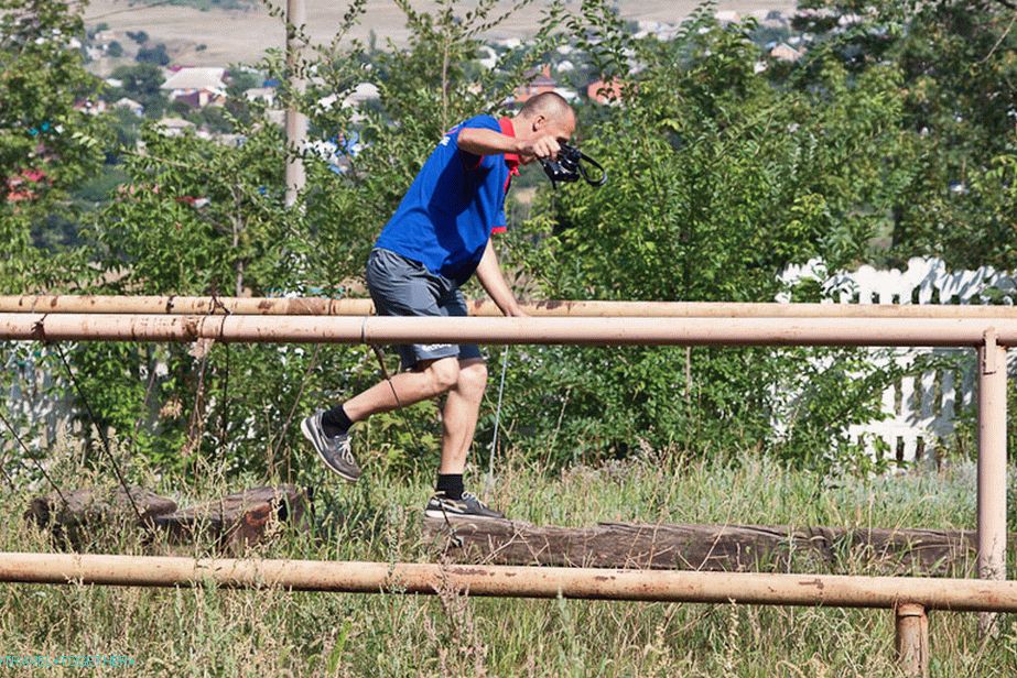 Igor tries himself as a cadet