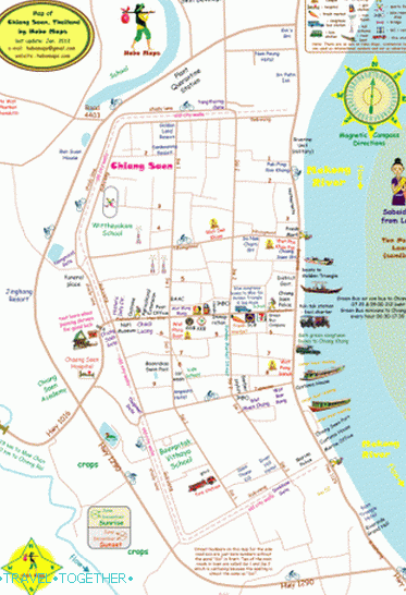 Detailed map of Chiang Saen