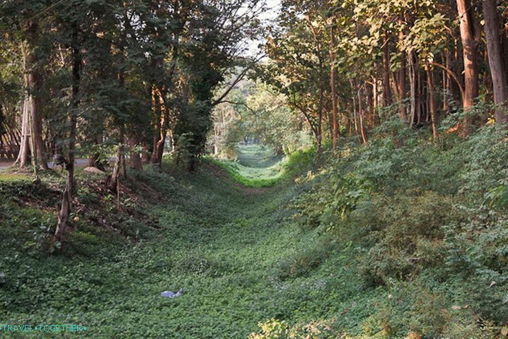 Moat surrounding Chiang Saen