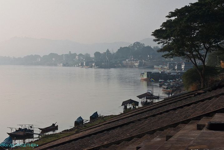 Mekong River in Chiang Saen early in the morning