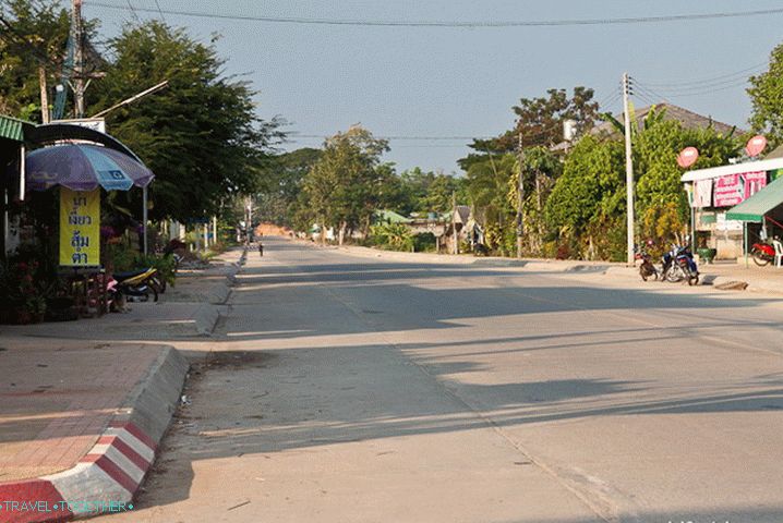 Traffic on the roads is minimal