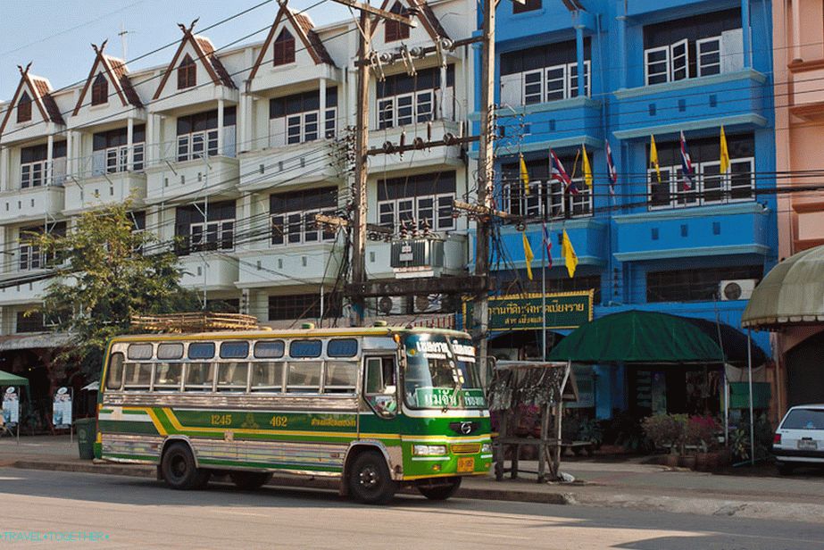 Bus station in Chiang Saen