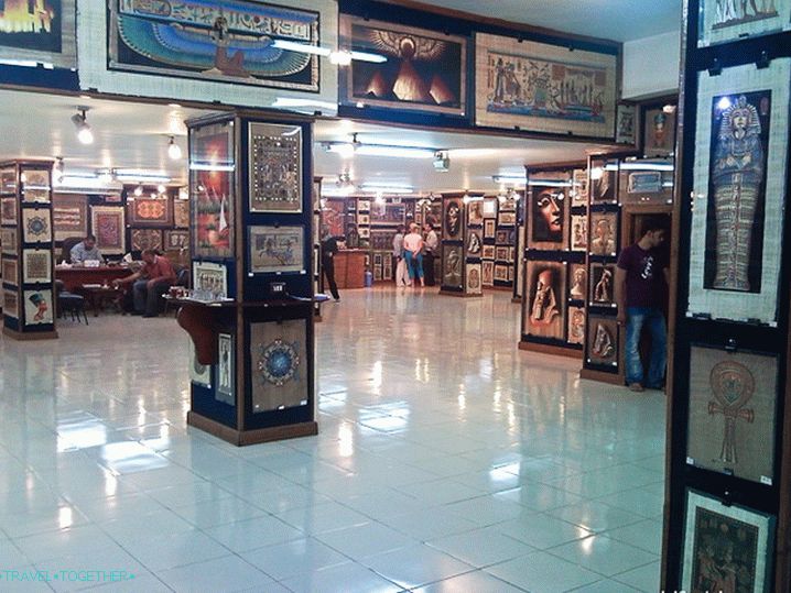 Cairo City. Papyrus Factory.