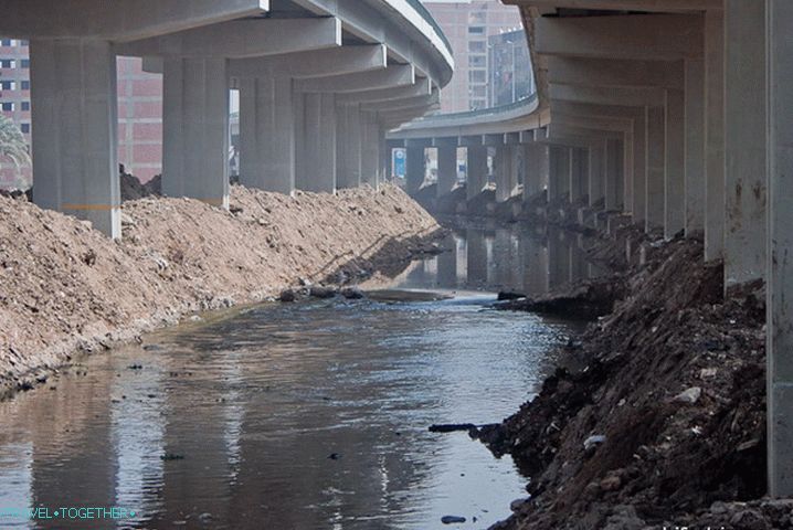 Egypt. Cairo. Probably sewage.