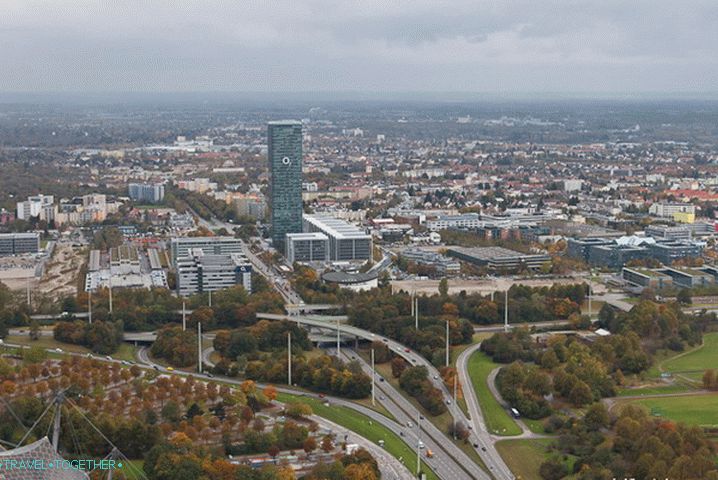 The modern city of Munich