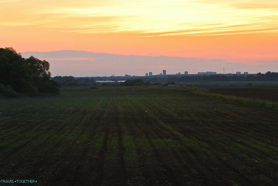 Sunset near Pushchino