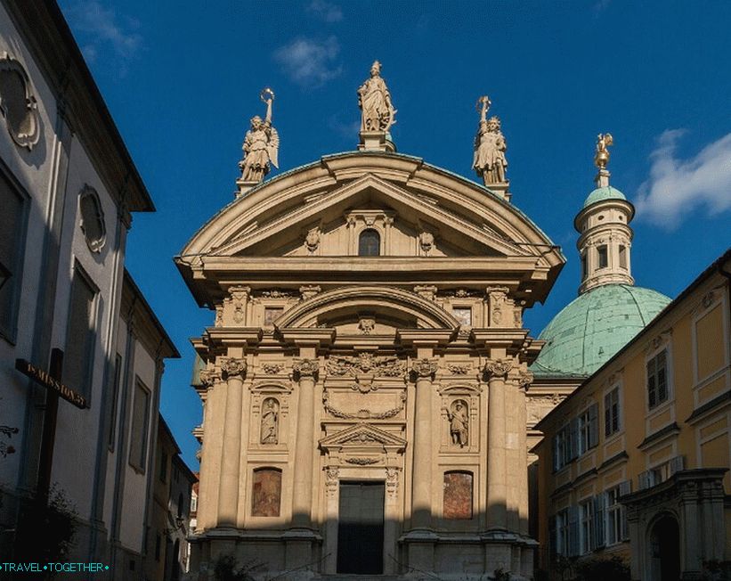 Mausoleum of Emperor Ferdinand II and the Church of St. Catherine