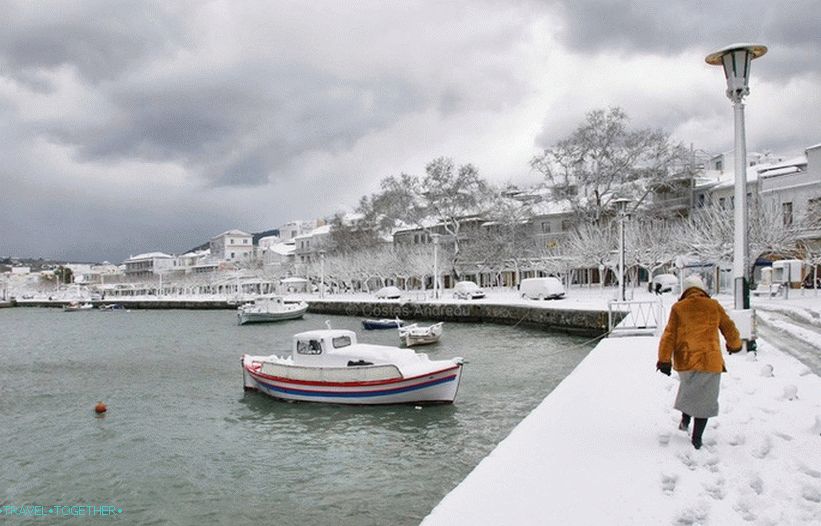 Greece has snowed (photo)