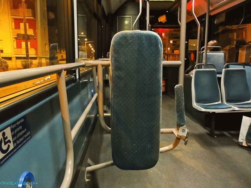 Inside the Grenoble Tram