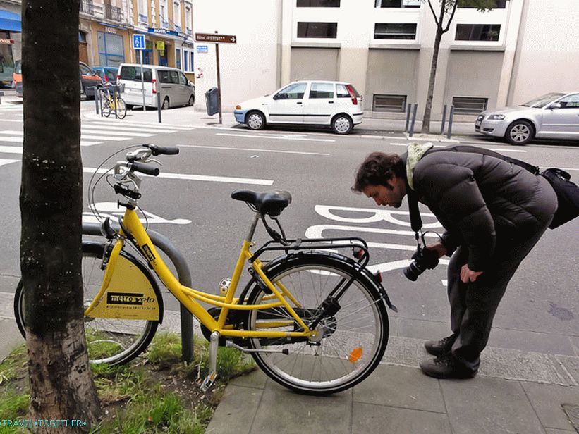 Bicycle rental in Grenoble