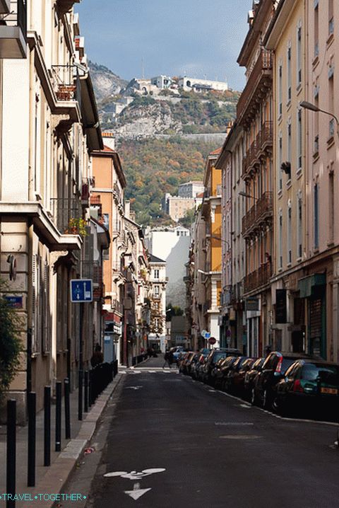 Every street in Grenoble ends with a mountain