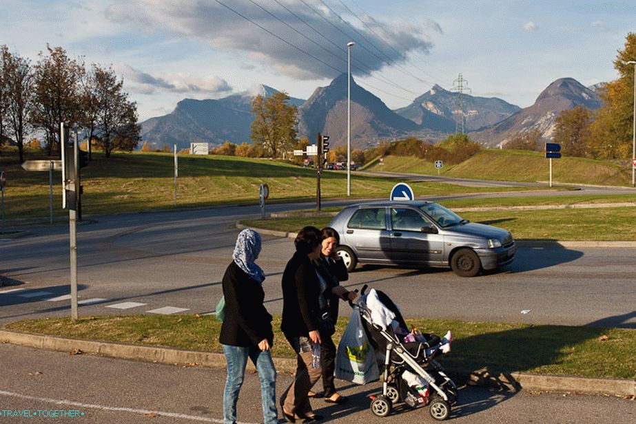 French mountains in Grenoble