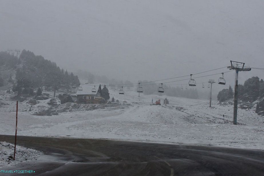 Lift in the French Alps