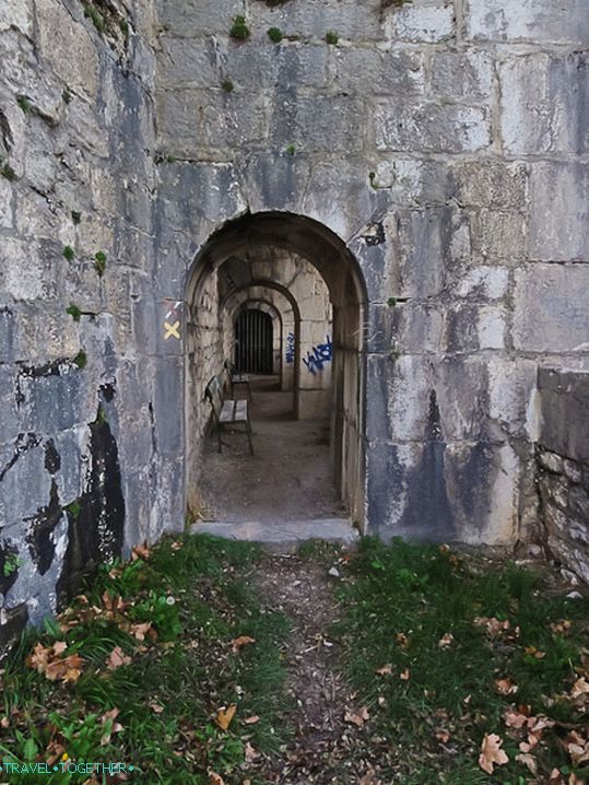 Corridors of the Bastille of Grenoble