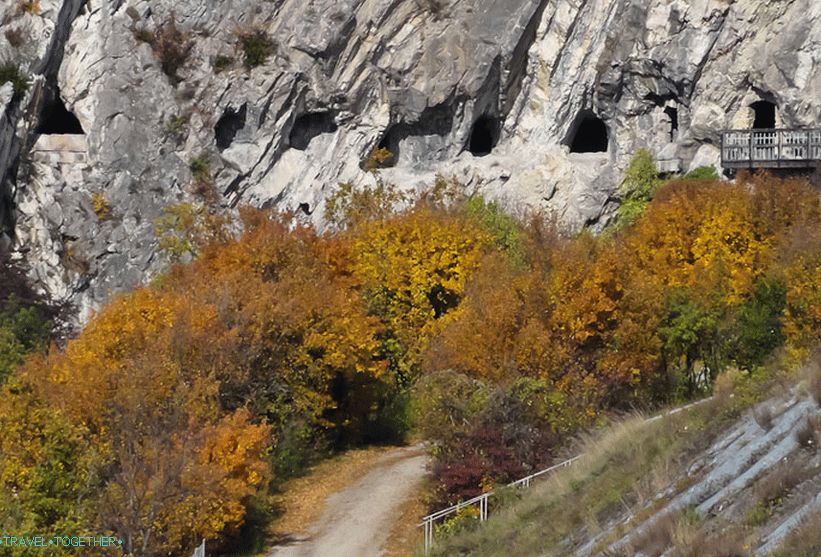 Cave windows near Grenoble
