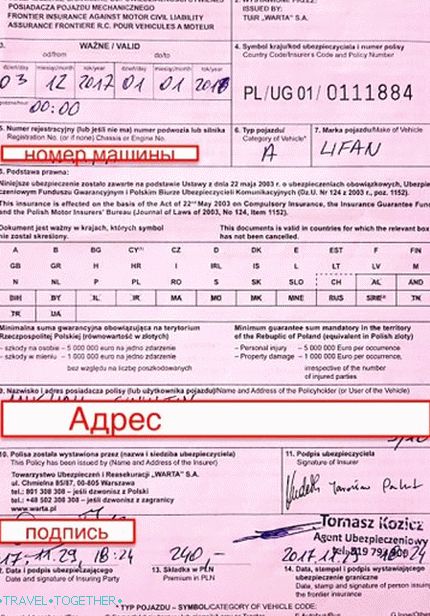 This is what border insurance in Poland looks like