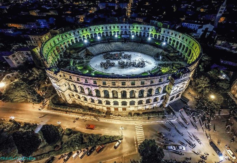 Amphitheater in Pula
