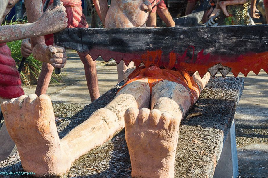 Sawed for theft, deception and destruction