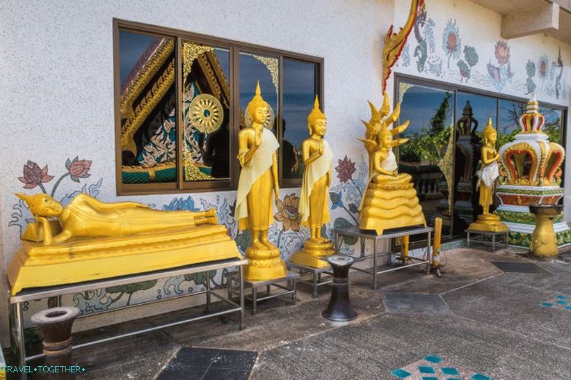 Temple of Kao Rang in Phuket - near the observation platform of Rang Hill