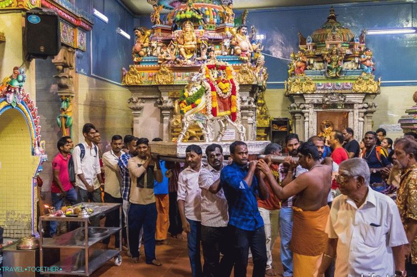 Were at the temple during some kind of rite