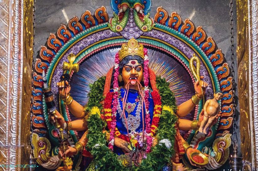 Statue of the goddess Kali