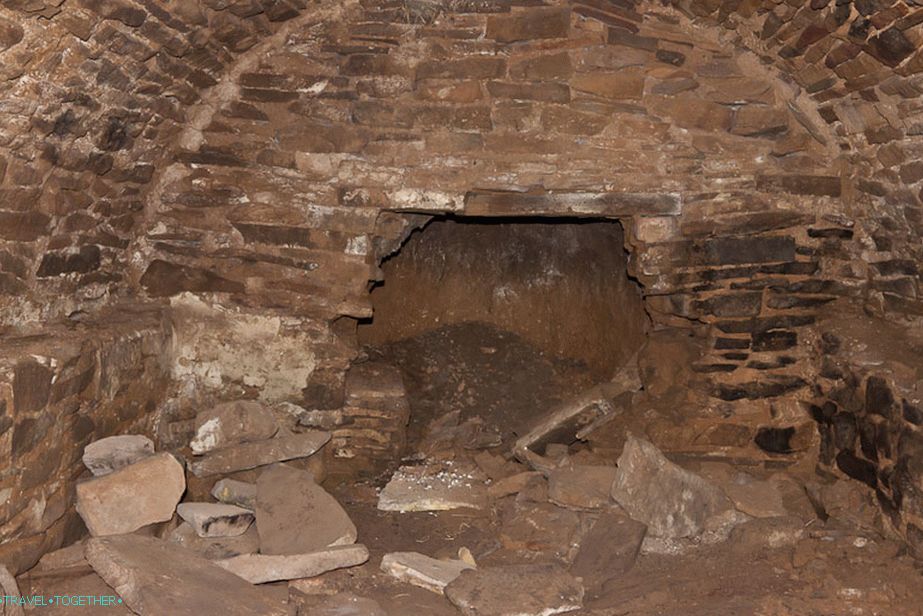 Remains of cellars in the farm Dyadin