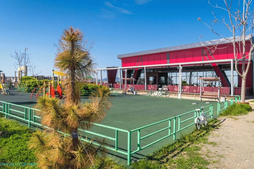 Imereti Embankment in Adler - the road to heaven