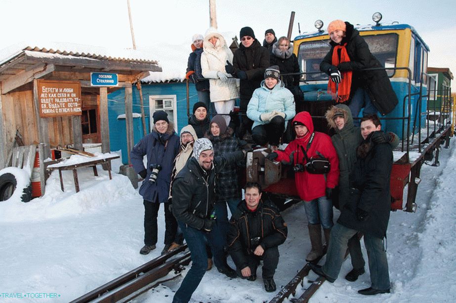 Extreme car trip on the Monzensky railway