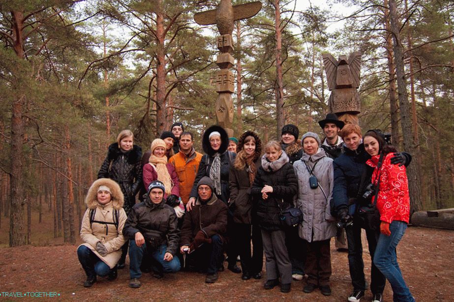 In the ethnographic park Suvar, Chuvashia Republic