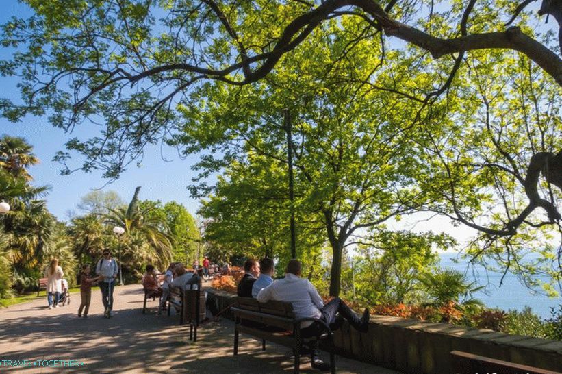 Historical Boulevard in Sochi - a secret walking area