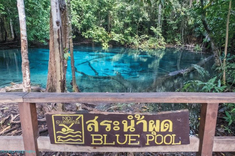 Blue Lake, it is the Blue Pool