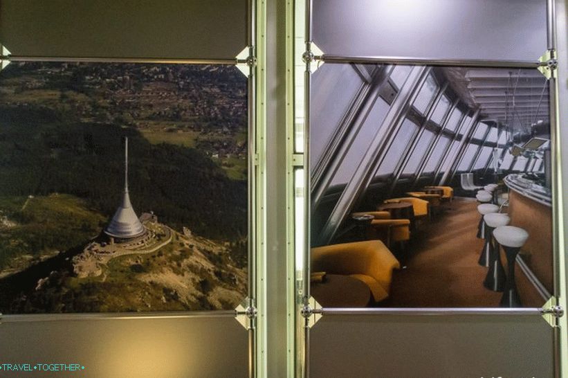 Jested in Liberec - TV tower and hotel