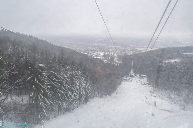 Jested in Liberec - TV tower and hotel