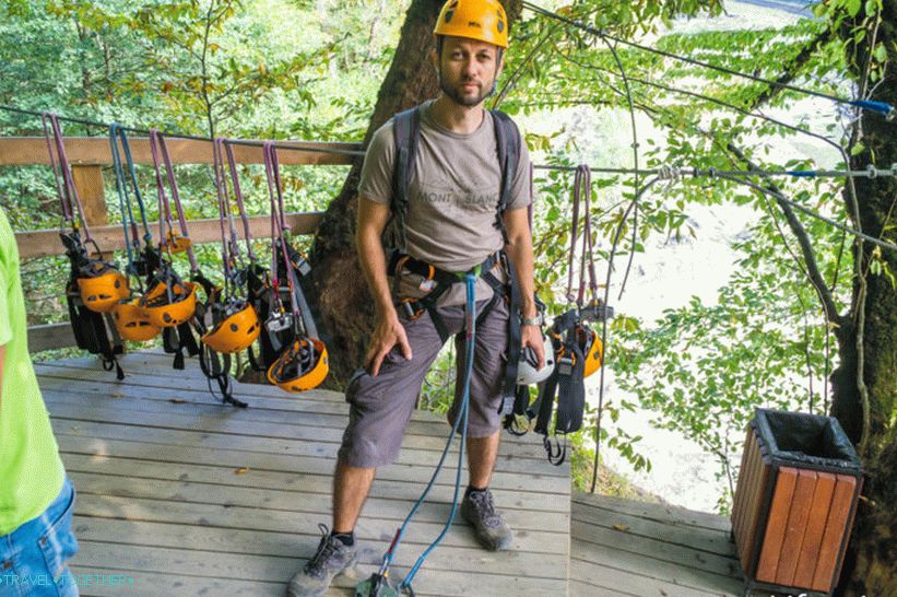 Trying trolls at Rosa Khutor