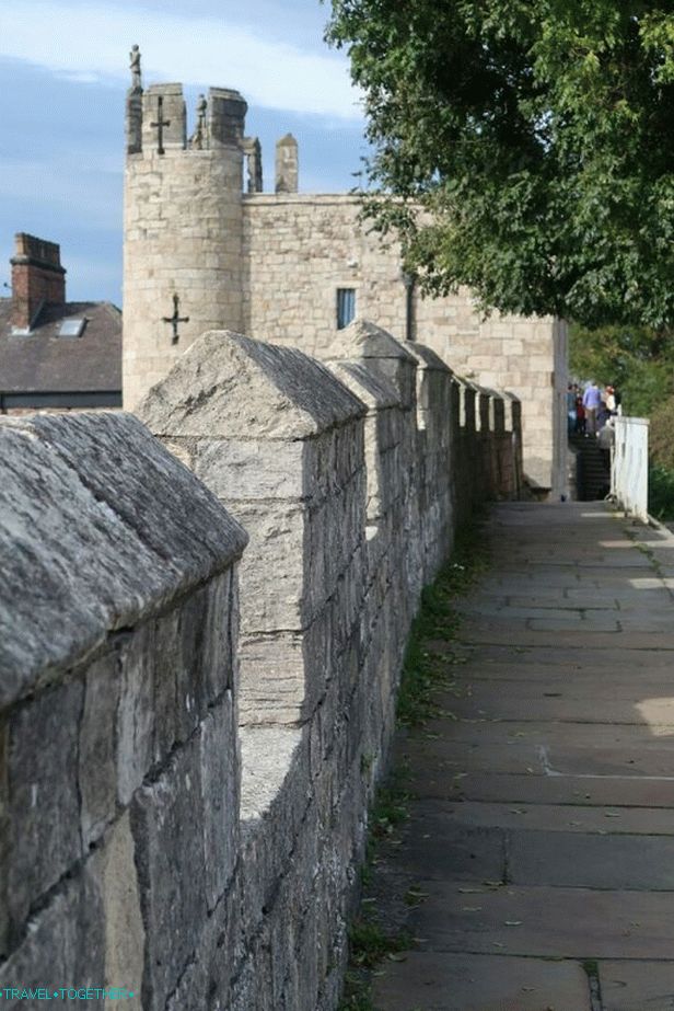 Medieval walls of York