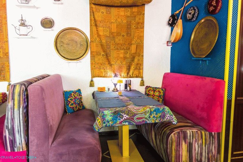 Cafe Tubeteyka in Sochi - an oasis of oriental cuisine