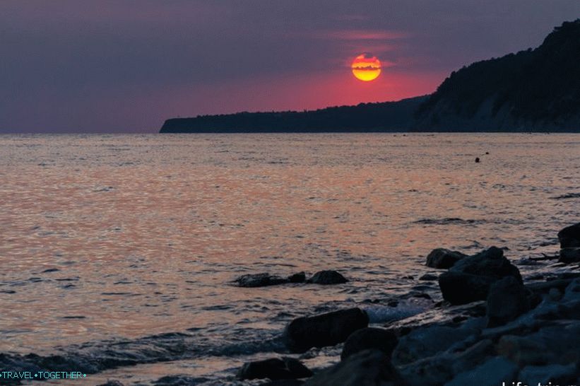 The sunsets here are great!