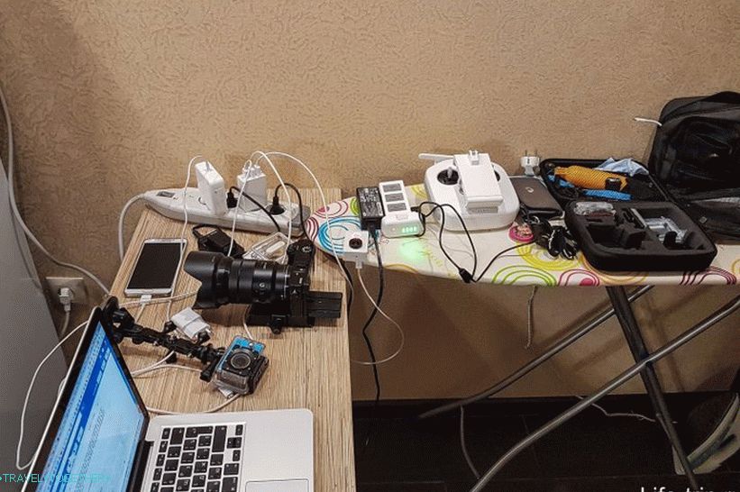 After shooting charging all devices
