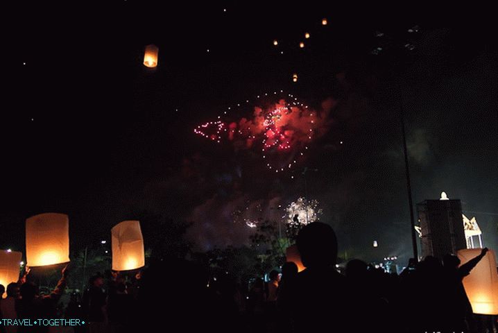 New Year in Thailand, fireworks festival