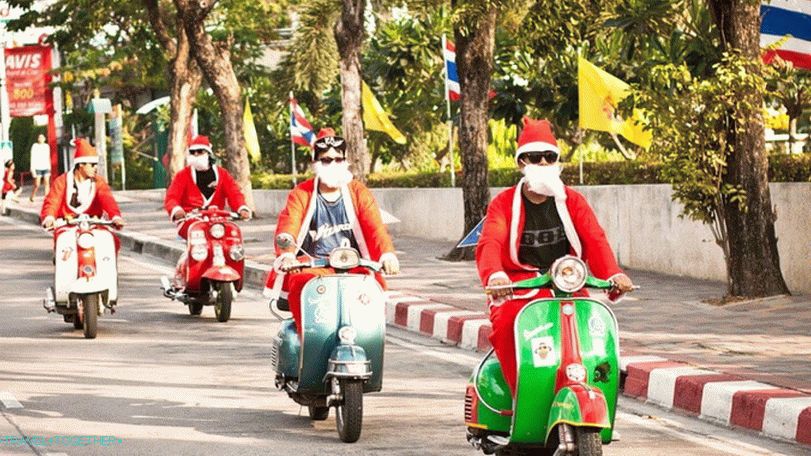 European New Year in Thailand