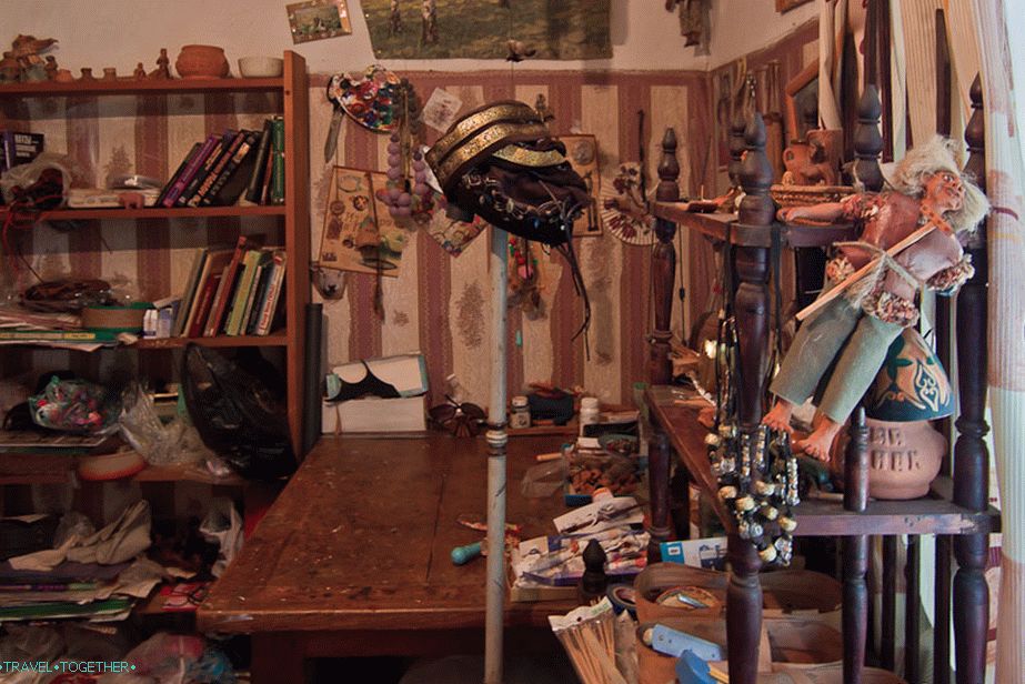 Workplace of a creative person