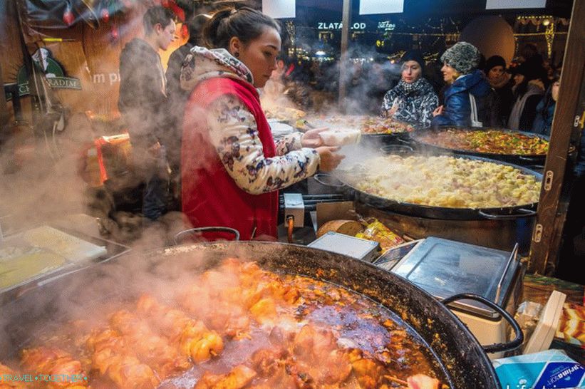 In every market around, something is fried, boiled ...