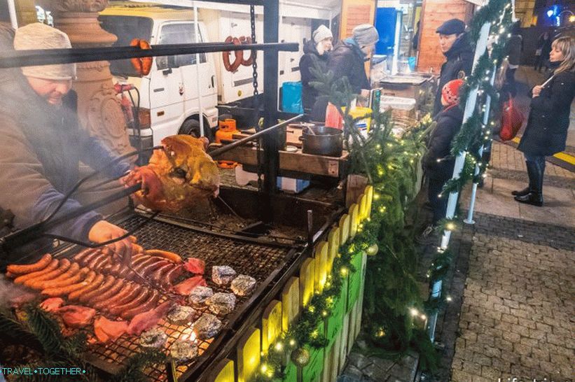 And the assortment of food is the same