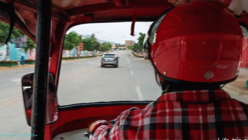 Tuk-tuki here is called rickshaws