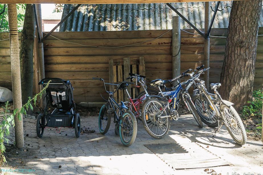 Bicycles that can be taken, and our new stroller